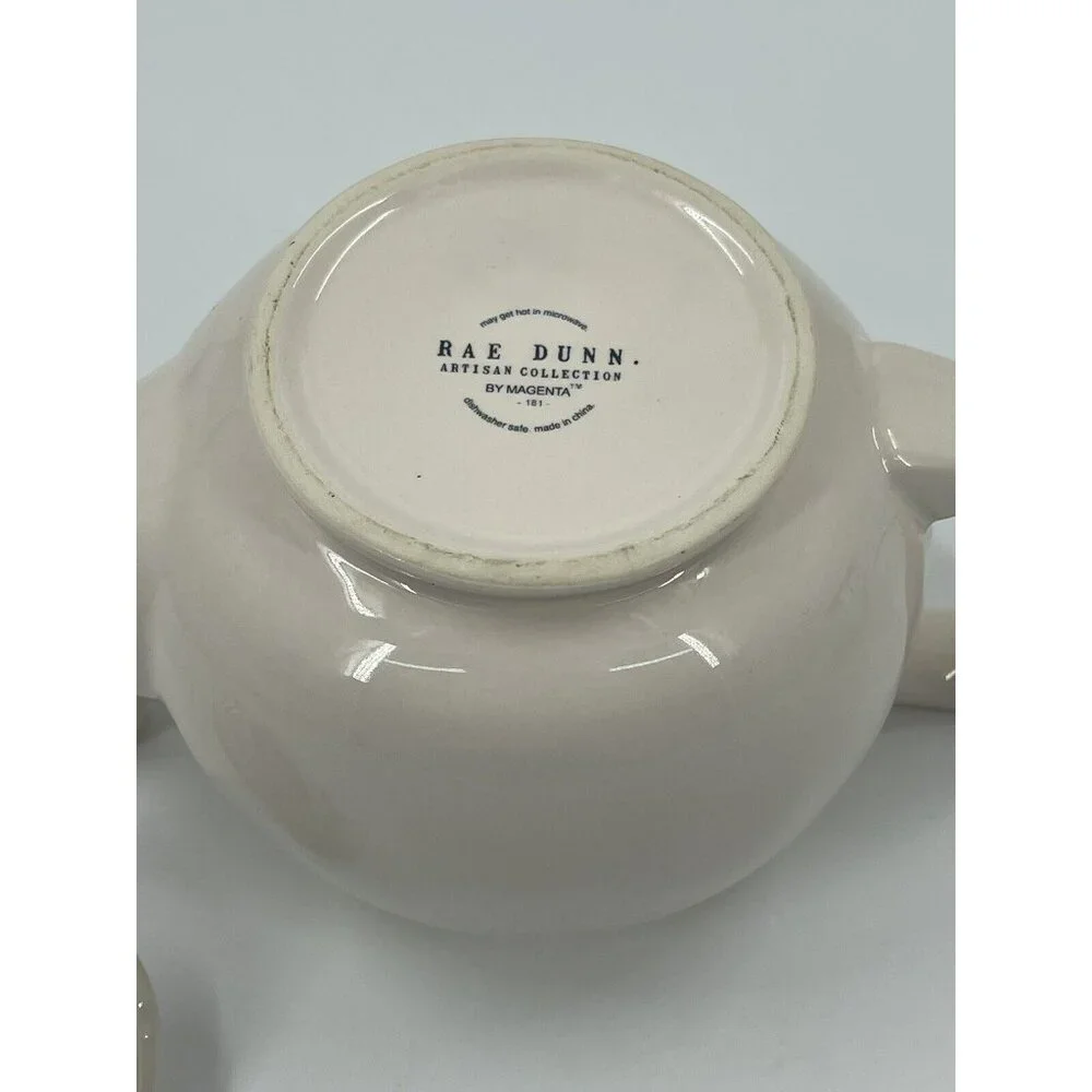 Rae Dunn 'TEA' Teapot Artisan Collection by Magenta #181‎